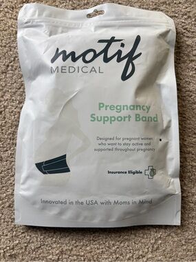 Motif Pregnancy Support Band, White, Small